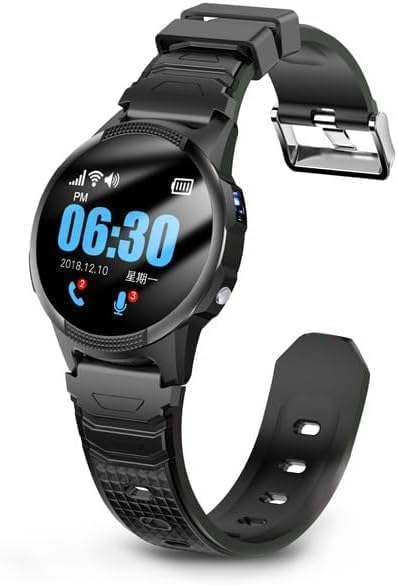 Medical Alert Round Smartwatch for Seniors Fall Detection