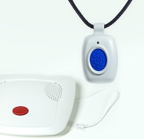 ឵Enhanced Safety for Seniors: Elderly Medical Alert Device Home Unit with Landline Support | Water Resistant | Peace of Mind Guaranteed