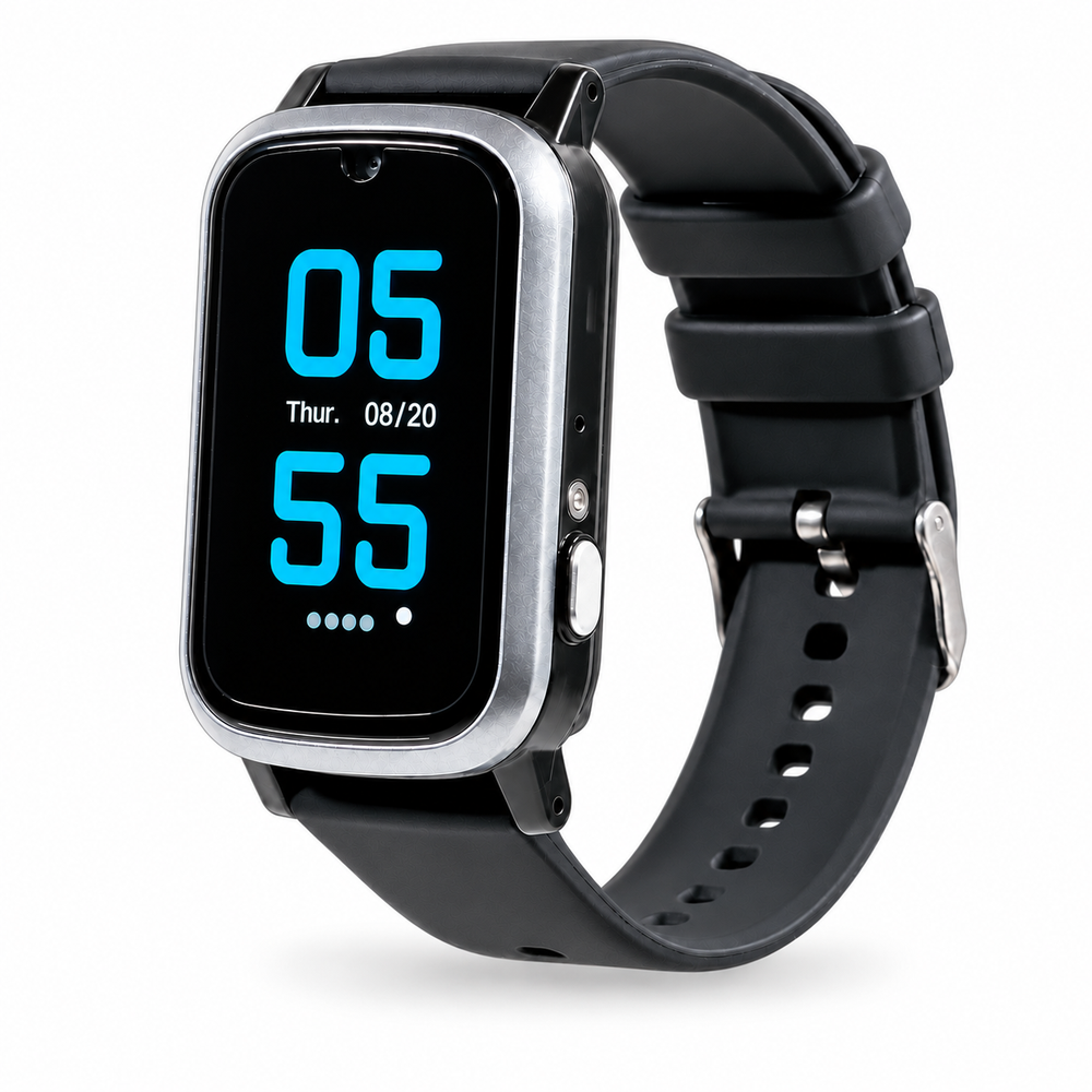 Medical Alert Rectangular Smart Watch For Seniors | Fall Detection